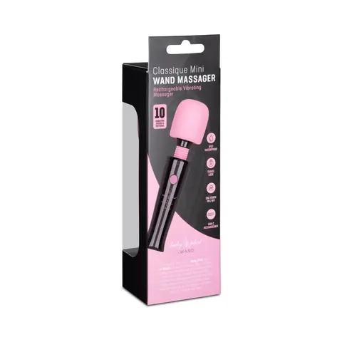 Baby Phat x Le Wand Classique Mini Rechargeable Vibrating Massager Deep Purple
