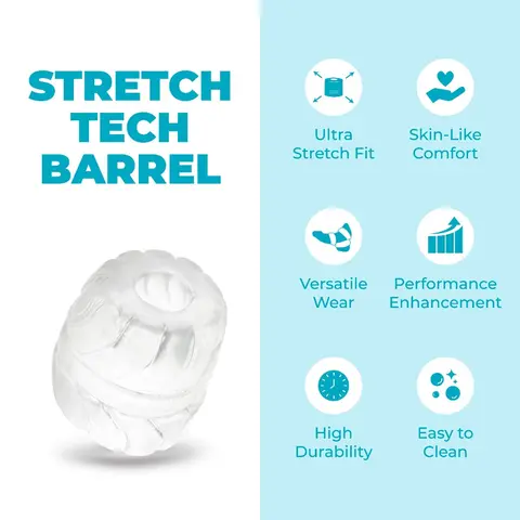 b-Vibe Stretch-Tech Barrel Ultra Stretchy C-Ring