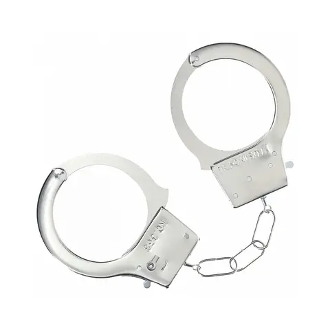 Ouch! Classic Metal Handcuffs in Silver