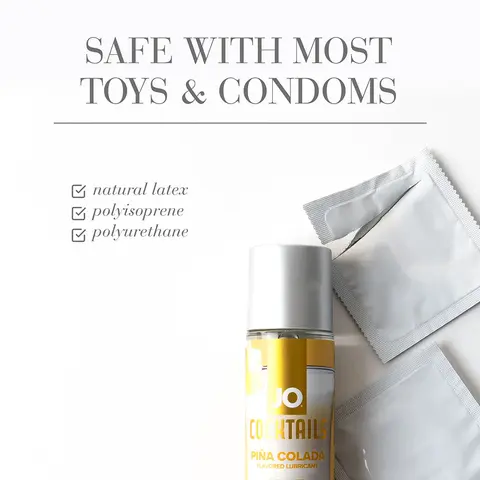 JO Cocktails Pina Colada Flavored Water-Based Lubricant 2 oz.