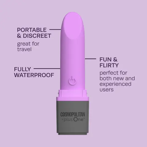 Cosmopolitan X plusOne Read My Lipstick Vibrator