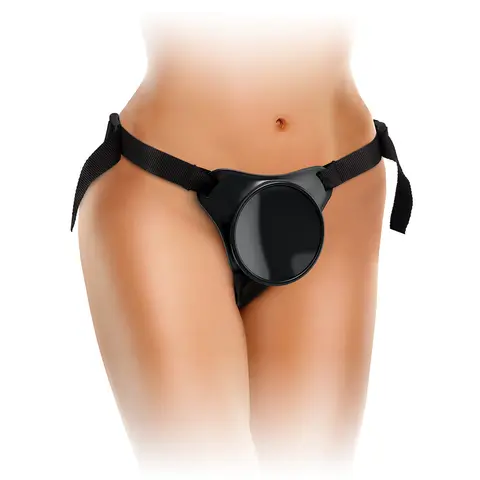 King Cock Elite Beginner's Body Dock Strap-On Harness Black