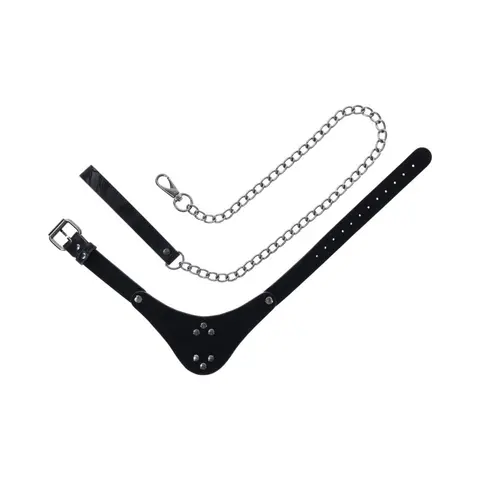 Sportsheets Velvet Noir Collar & Leash