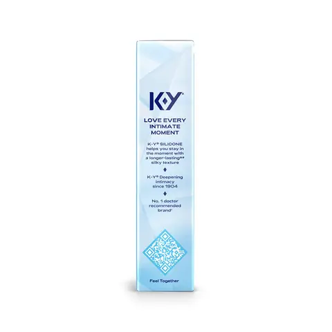 K-Y True Feel Premium Intimate Silicone Gel Lubricant 1.5oz.