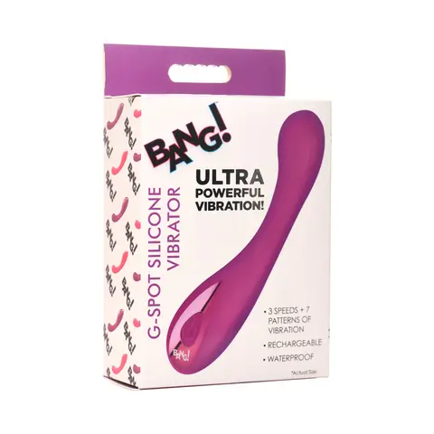 BANG! G-Spot Silicone Vibrator in Purple