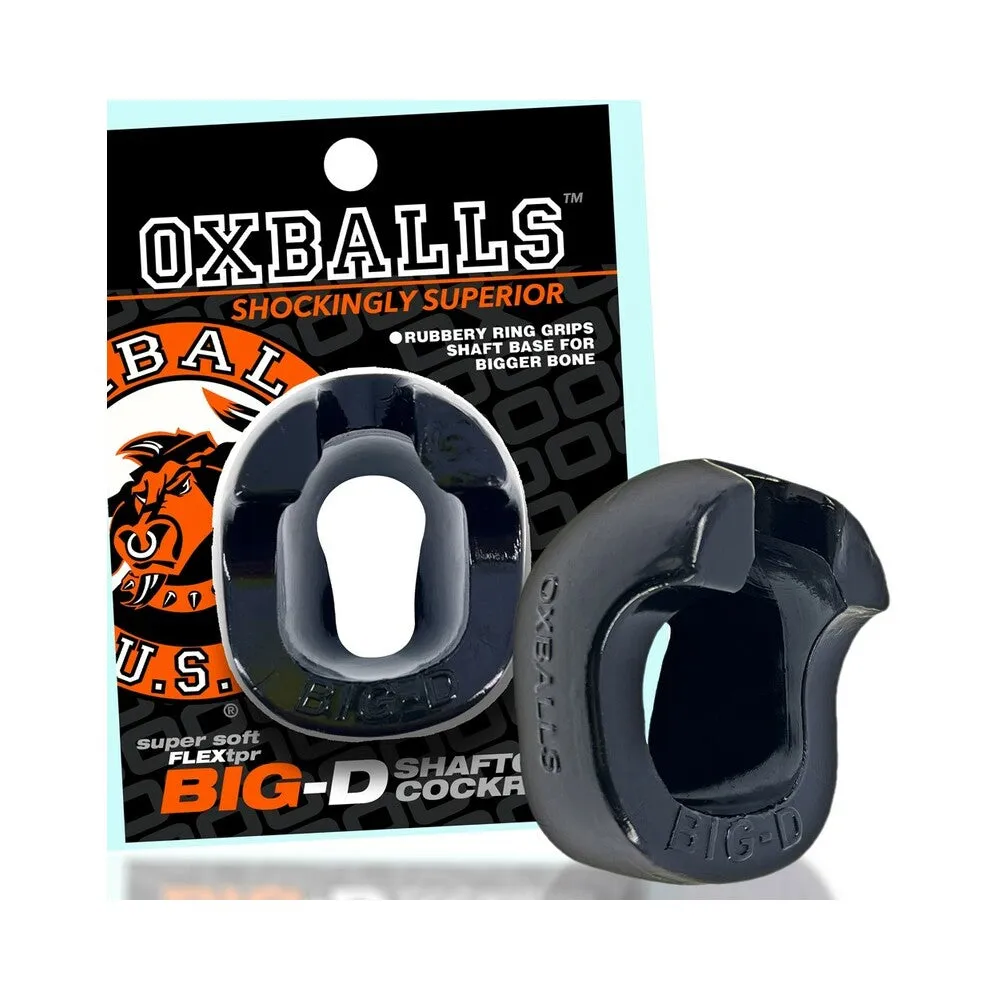 Oxballs Big-D Shaft Grip Cockring in Black