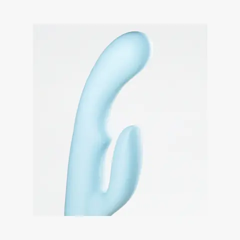 FemmeFunn Balai Rechargeable Silicone Swaying Motion Dual Stimulation Vibrator Light in Blue