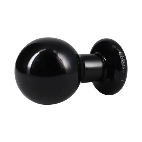 The Classic Round Butt Plug Black Large