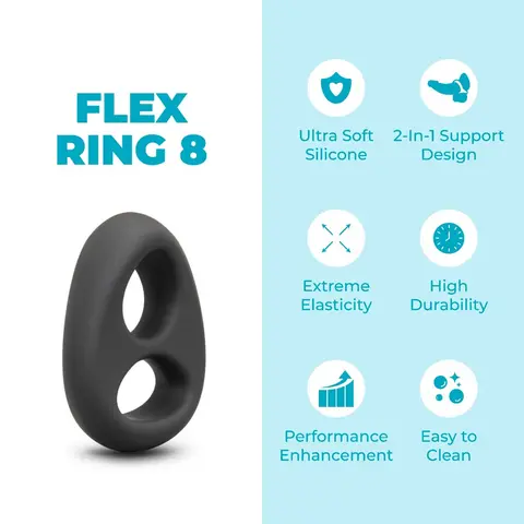 b-Vibe Flex Ring Eight Silicone C-Ring