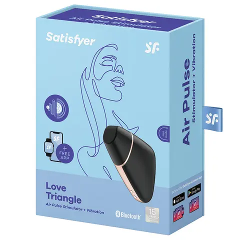 Satisfyer Love Triangle in Black