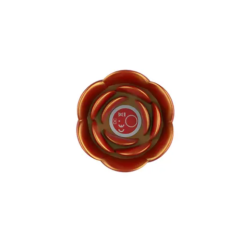 Adam & Eve Beaded Rose Blossom Silicone Anal Vibrator