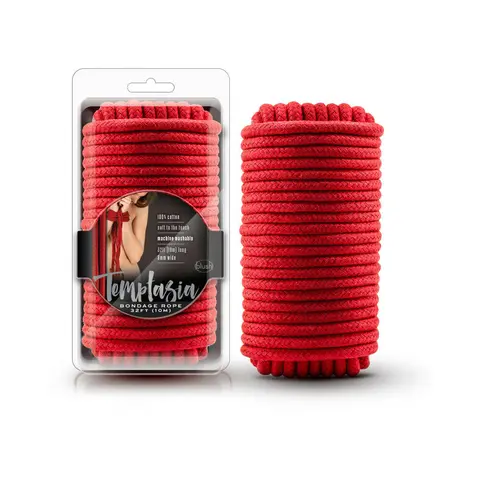 Temptasia Bondage Rope 32 ft. / 10 m in Red