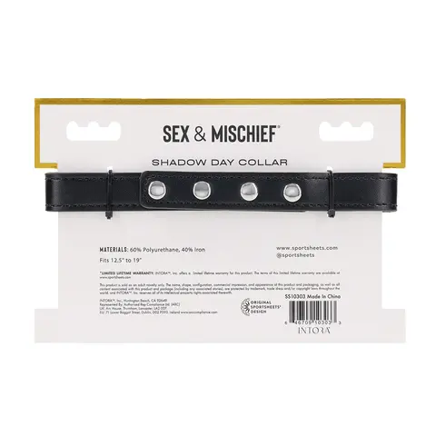 Sportsheets Sex & Mischief Shadow Day Collar