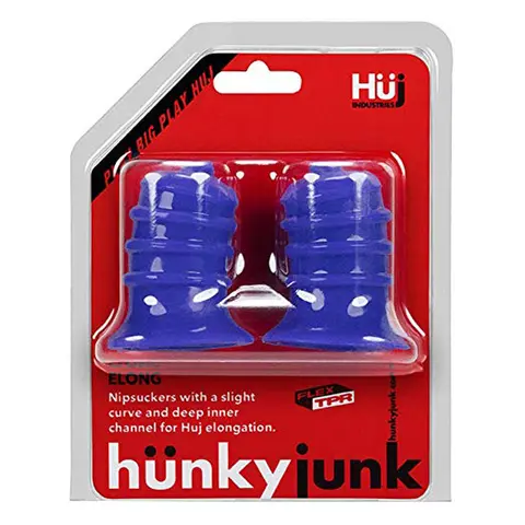 Hunkyjunk ELONG Wide Base Nipsucker in Black