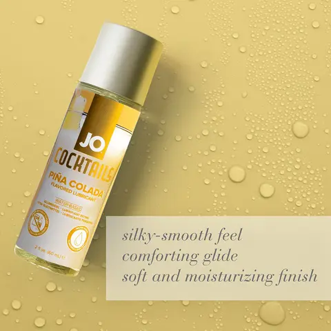 JO Cocktails Pina Colada Flavored Water-Based Lubricant 2 oz.