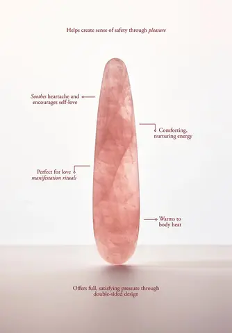 Chakrubs Heart Original Rose Quartz Wand