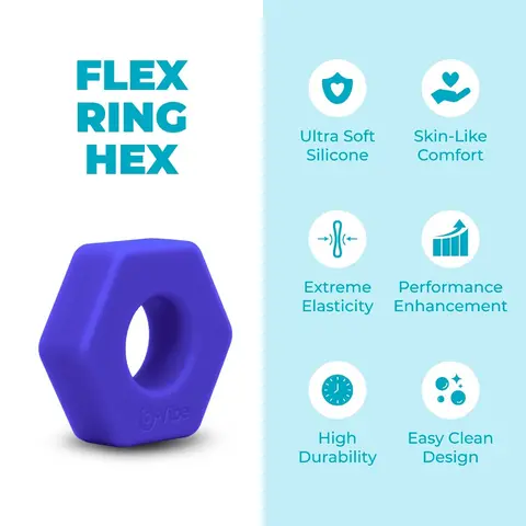 b-Vibe Flex Ring Hex Silicone C-Ring