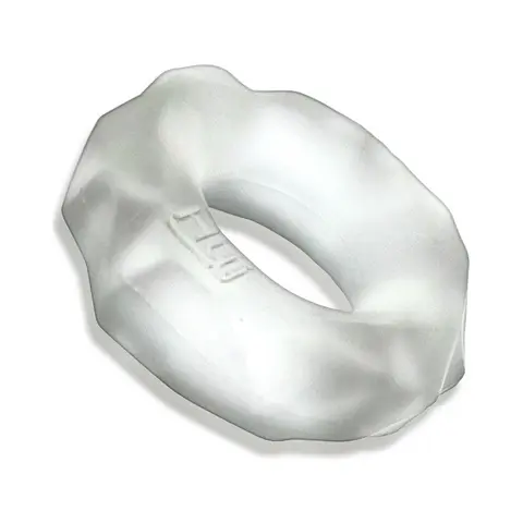 Hunkyjunk Fractal Tactile Cockring Clear Ice