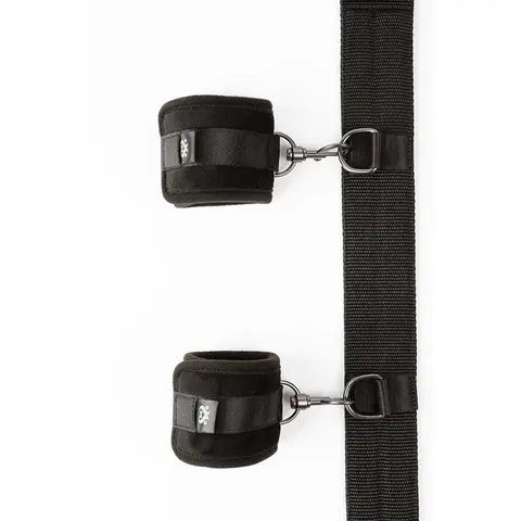 SEI MIO Spread the Love Ankle Spreader Bar with Wrist Cuffs