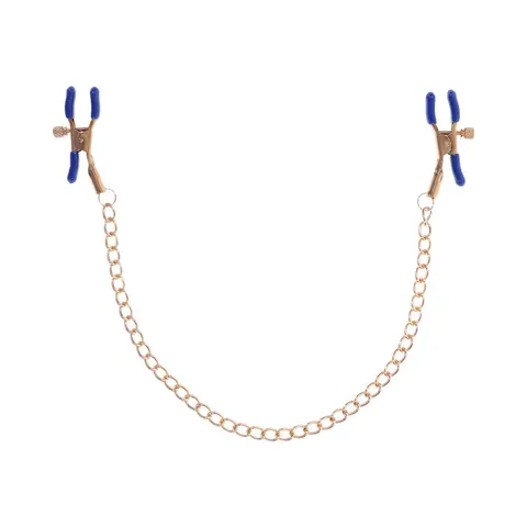 Sportsheets Sex & Mischief Cougar Chained Nipple Clamps