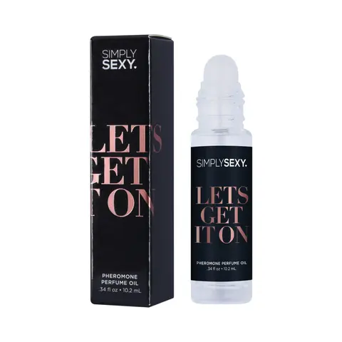 Simply Sexy Pheromone Perfume Oil Roll-On Let's Get It On 0.34 oz.