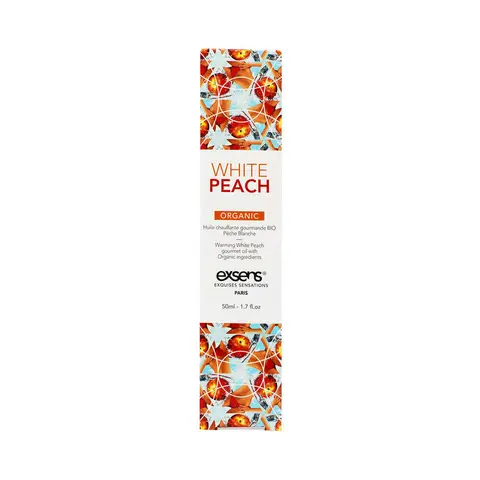 Exsens Warming Massage Oil White Peach 1.7 oz.