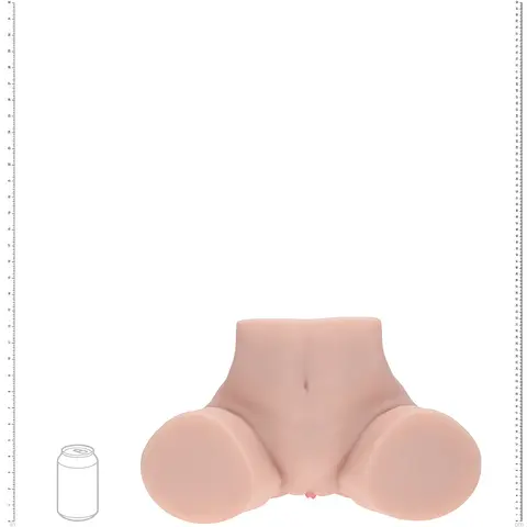 Xkin Bodyforms Vera Dawn Dual Entry Vibrating Masturbator Beige