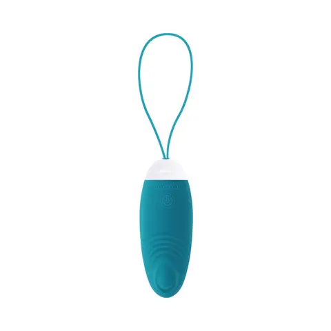 Evolved The Active Egg Remote Tapping Vibrating Textured Egg Teal