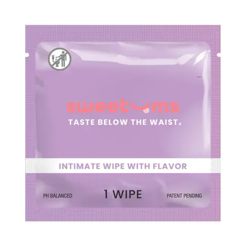 Sweetums Intimate Wipes Honey Lavender Individual