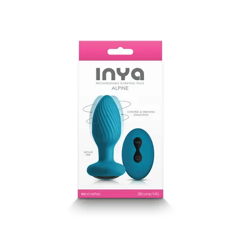 INYA Alpine Rechargeable Gyrating Plug in Teal