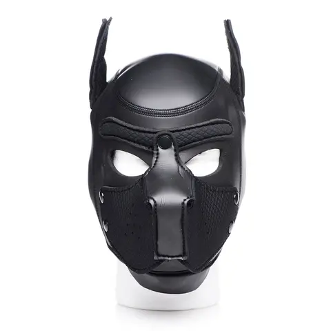 Master Series Spike Neoprene Puppy Hood Black
