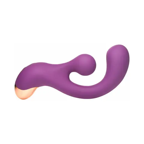 BANG! Gyro Rabbit Silicone Vibrator in Purple