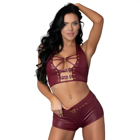Lust Fetish Thalia Burgundy S/M