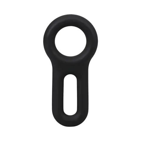ROCK SOLID The Keyhole Silicone C-Ring Black