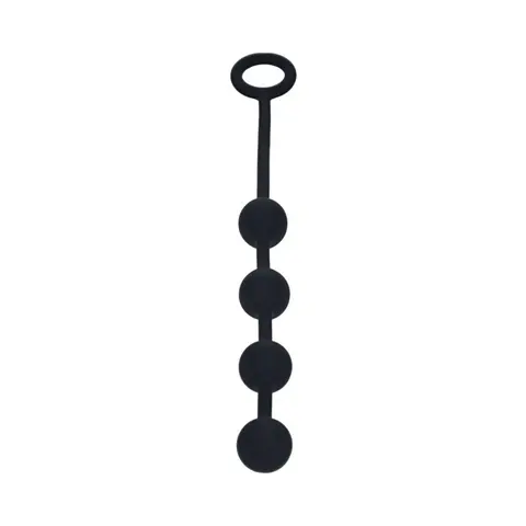 LEVELZ Round Silicone Anal Balls Small 20mm in Black