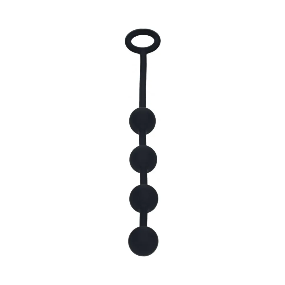 LEVELZ Round Silicone Anal Balls Small 20mm in Black