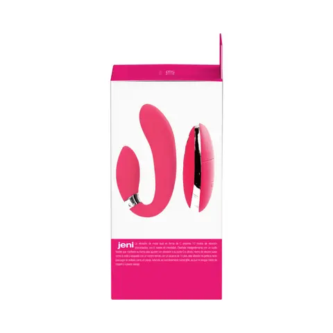 VeDO Jeni C-Shaped Dual Motor Vibe with Remote in Pink