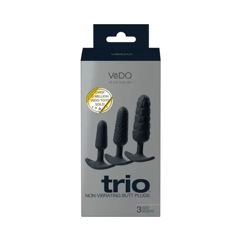 VeDO Trio Anal Plug Set Black