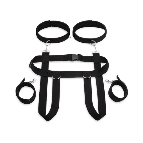 Lux Fetish Position Pal Harness with Removable Thigh Cuffs