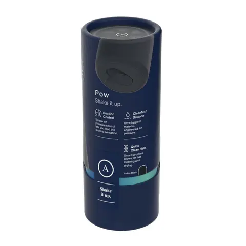 Arcwave Pow Silicone Stroker with Suction Control in Black