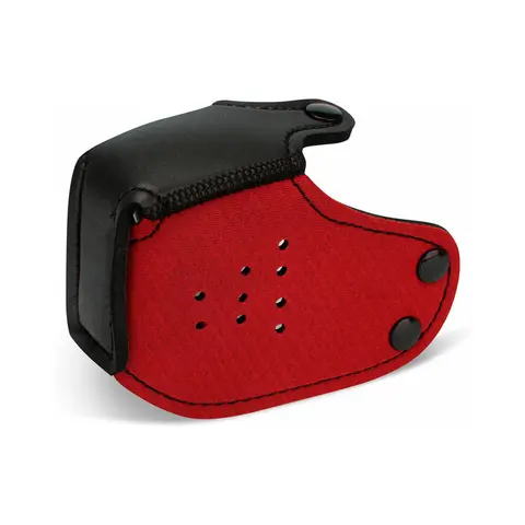 Prowler RED Puppy Muzzle in Red