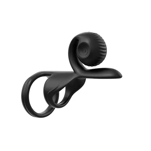 SVibe Snail Jovi Couples Ring Black
