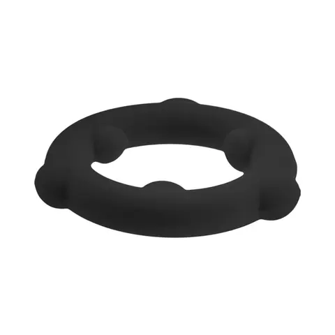 Oxballs Spinner Single Silicone Ring in Black