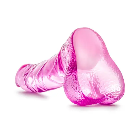 Naturally Yours Ding Dong Realistic 5.5 in. Dildo with Balls in Pink