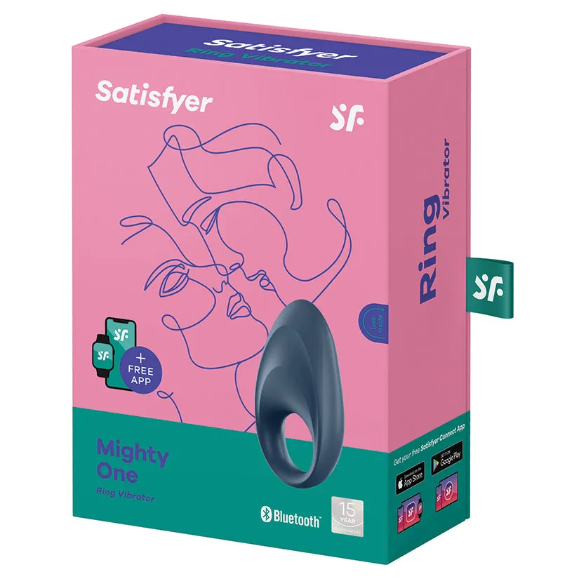 Satisfyer Mighty One Ring Vibrator Blue