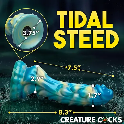 Creature Cocks Sea Stallion Vibrating Silicone Dildo with Remote