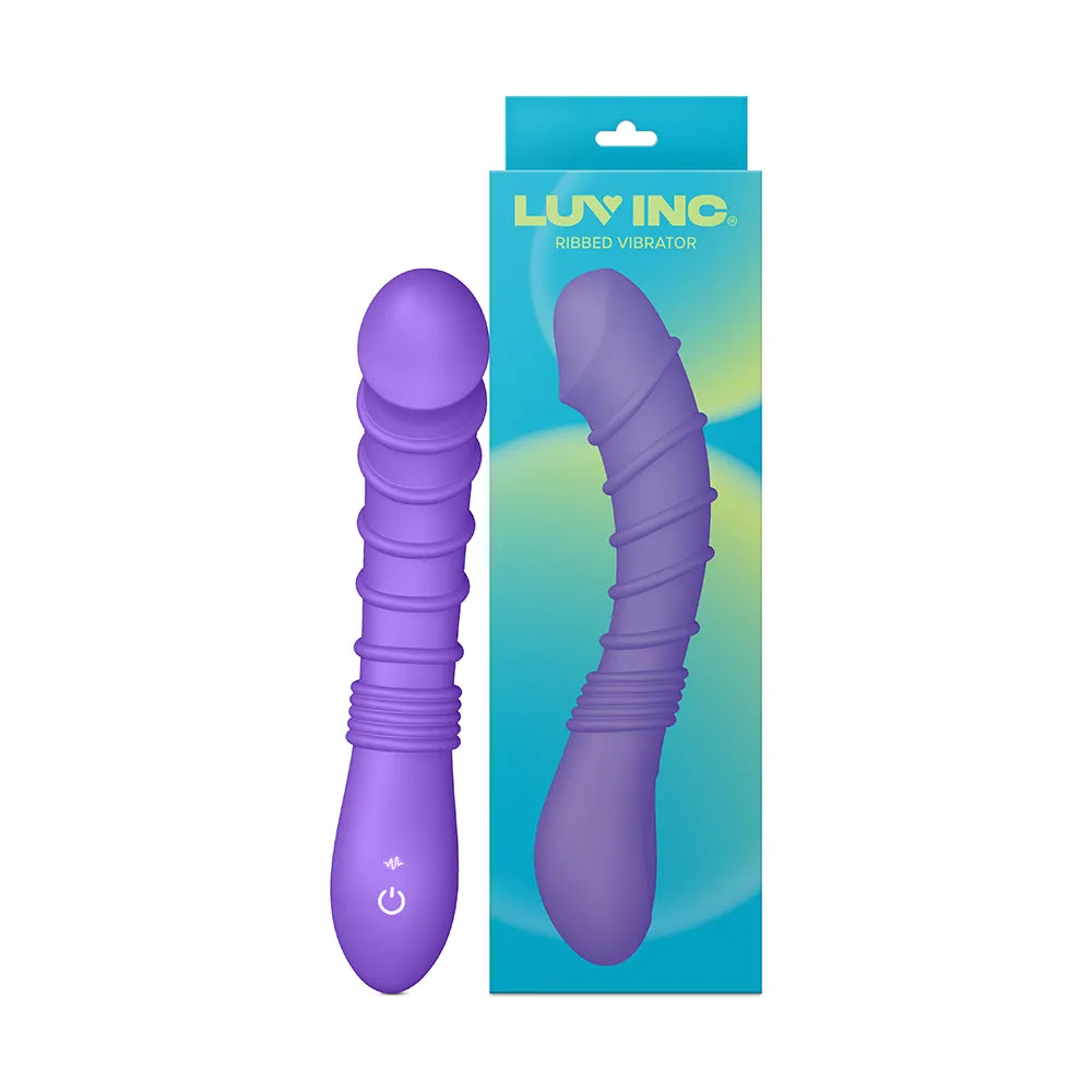 Luv Inc Rv21: Ribbed Vibrator Purple