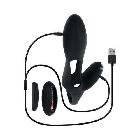 Zero Tolerance Nautilus Rechargable Vibrating Sleeve Remote Control Silicone Black