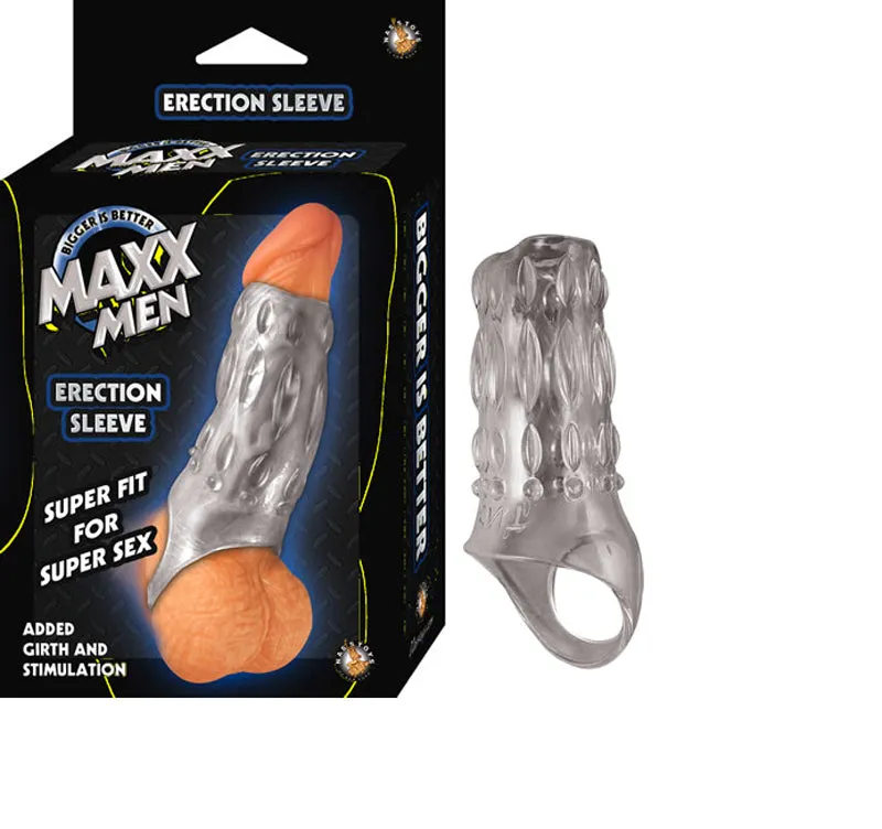 Maxx Men Erection Sleeve in Clear