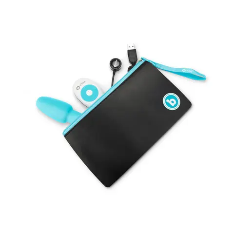 b-Vibe Rimming Petite Rotating and Vibrating Remote Control Plug in Teal
